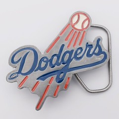 Los Angeles Dodgers Baseball Team Belt Buckle (New)