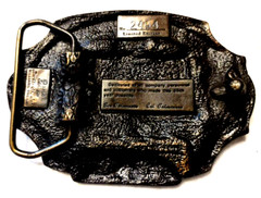 Tisco Tractor 50th Anniversary Belt Buckle VTG 1937-1987 Cast Brass Ltd Ed Farm