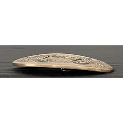 Vintage Award Design Medals Elk Deer Belt Buckle Solid Brass Tone