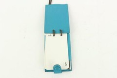 Hermès Blue Chevre Mini Note Cards with 925 Silver Pencil 1012h27