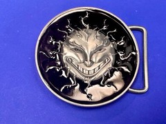 Falling Evil Sun Face – Solar Flare Black Color Belt Buckle By Buckle Rage