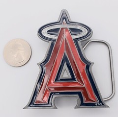 Los Angeles LA Angels Baseball Team Belt Buckle (New)