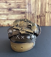 Harley Davidson Belt Buckle Buffalo Biker Style