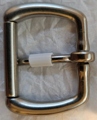 Solid Brass Belt Buckle – 1.25&Prime;- Nickel Matte Finish