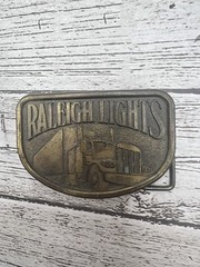Raleigh Lights Truck Trucking Trucker Belt Buckle Professional Driver