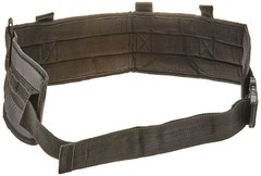 Sammons Preston Padded Gait Belt with Handles, 5.5&Prime; Wide Large – Black, Grey