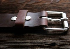 Silver Belt Buckle -Sterling Silver Roller Belt Buckle, USA, 1¼ » 1⅜ » 1½ » 1⅝ Inch