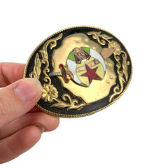 Vintage Masonic Legion of Honor Shriners Metal Belt Buckle