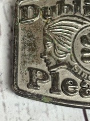 Vintage Original American Eagle Belt Buckle Dublin Your Pleasure Since 1977