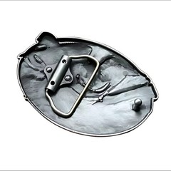 Proud to be American Buckle & Belt, Western Style Patriotic Jeans Accessory