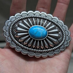 vintage style NATIVE AMERICAN belt buckle SOUTHWESTERN indian navajo replica