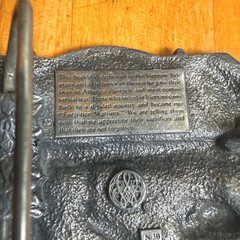 Vintage 1988 Siskiyou Vietnam Veteran The Forgotten Warrior Pewter Belt Buckle
