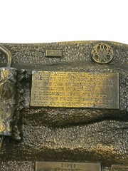 Bergamot USS Arizona Belt Buckle Memorial Pearl Harbor Hawaii Brass 1985 Mint