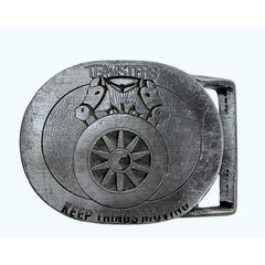VTG Teamsters Belt Buckle Keep Things Moving MLW Buck-L-Up Union Trucking As Is