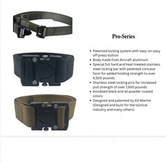 Mongoose Metal Buckle Tactical Black 1-1/2&Prime; MON150-13
