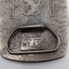 The Great American Buckle Co Pig Belt Buckle OS Blue Hogs Are Beautiful 1979