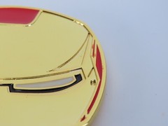 Iron Man Helmet Gold Tone Belt Buckle 2010 Marvel Comics