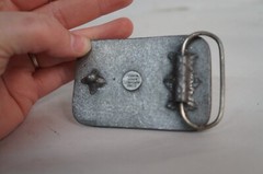 VTG Bergamot Rockmount weld welder welding belt buckle 980 pewter