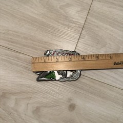 Vintage Belt Buckle Ecstasy Biker Style 90s Dragon Designs England Motorcycle
