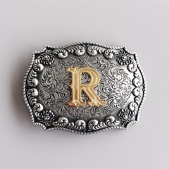 Western Initial Letter R Belt Buckle Gurtelschnalle also Stock in US