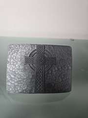 Great American Products 4806 Cross Celtics 2006 Pewter Belt Buckle Jesus
