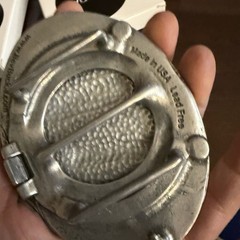 Bev Belt Buckle American Flag Fireworks Beverage Beer Holder Patriotic New