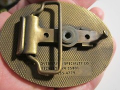 1983 AMHERST COAL COMPANY SAFE WORKER AWARD BELT BUCKLE BBA-7
