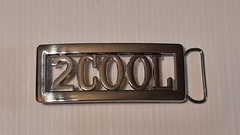 2COOL 2 COOL CUSTOM Belt Buckle-Put ANY LETTERS &/OR NUMBERS on Buckle