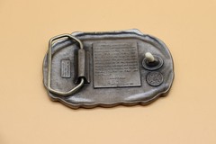 Lucas Kansas 1987 Centennial Garden Of Eden Metal Belt Buckle Dart (453/500)