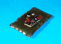 Belt Buckle Train Steam Locomotive 3 1/4&Prime; x 2&Prime; Very Nice Used