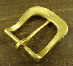 Solid Brass Single Tongue Pin Hippie Belt Buckles for 38mm width belt XH048