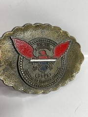 Chevrolet Salutes America BELT BUCKLE USA Bicentennial Olympics