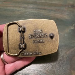 American Veterans Disabled for Life Memorial 2006 Sponsor Belt Buckle