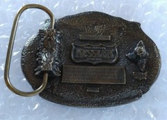 KESSLER AMERICAN WHISKEY SMOOTH AS SILK BEVERAGE LIMITED EDITION BELT BUCKLE