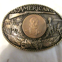 John Wayne Belt Buckle – Solid Brass – Men’s – 1st Edition