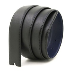 Genuine Leather Belt Men Automatic Replacement Belt Strap No Buckle Double-sided