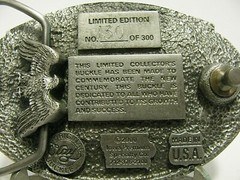 2000 Clay County Fair Spencer Iowa Collectors Belt Buckle Limited Ed #130 of 300