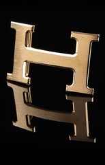 38mm H Gold Brushed Constance Belt Buckle