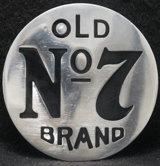 XA13131 VINTAGE 2005 **JACK DANIEL&rsquo;S OLD NO. 7 BRAND WHISKEY** BOOZE BELT BUCKLE