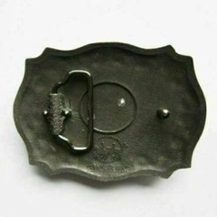 Initial Letter « M » Cowboy Rodeo Western Metal Belt Buckle