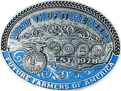 Montana Silversmiths Attitude Officially Licensed FFA Future Farmers Belt Buckle