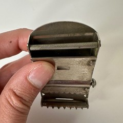 Vintage US Navy Belt Buckle Ready For Sea Enamel Crest Silver Tone Japan