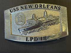 USS New Orleans (LPD-18) Crew Belt Buckle