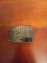 2007 Hasbro Transformers Decepticon Metal Belt Buckle 2007 | Used Some Wear