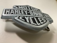 Harley-Davidson Classic Bar&Shield belt buckle.Gunmetal plaited.#99593-08VM.