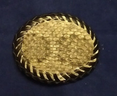 Real Western Rattlesnake Snakeskin Hand laced Belt Buckle made in USA