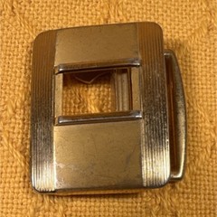 Swank Vintage Gold Tone Rectangular Metal Men&rsquo;s Belt Buckle with Box