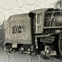 Vintage 1978 Bergamot Brass Works Locomotive Train Belt Buckle 1002 K-39
