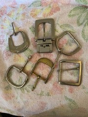 Mixed Belt Buckle Lot Of 6 pre-owned men&rsquo;s belt buckles