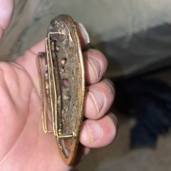 Brutalist Medieval Modernist Lion Big Belt Buckle